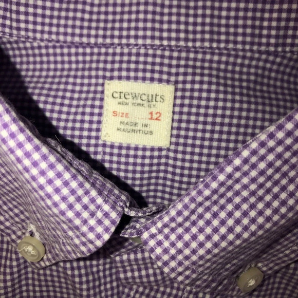 Crewcuts boys checked button down shirt - Picture 3 of 3